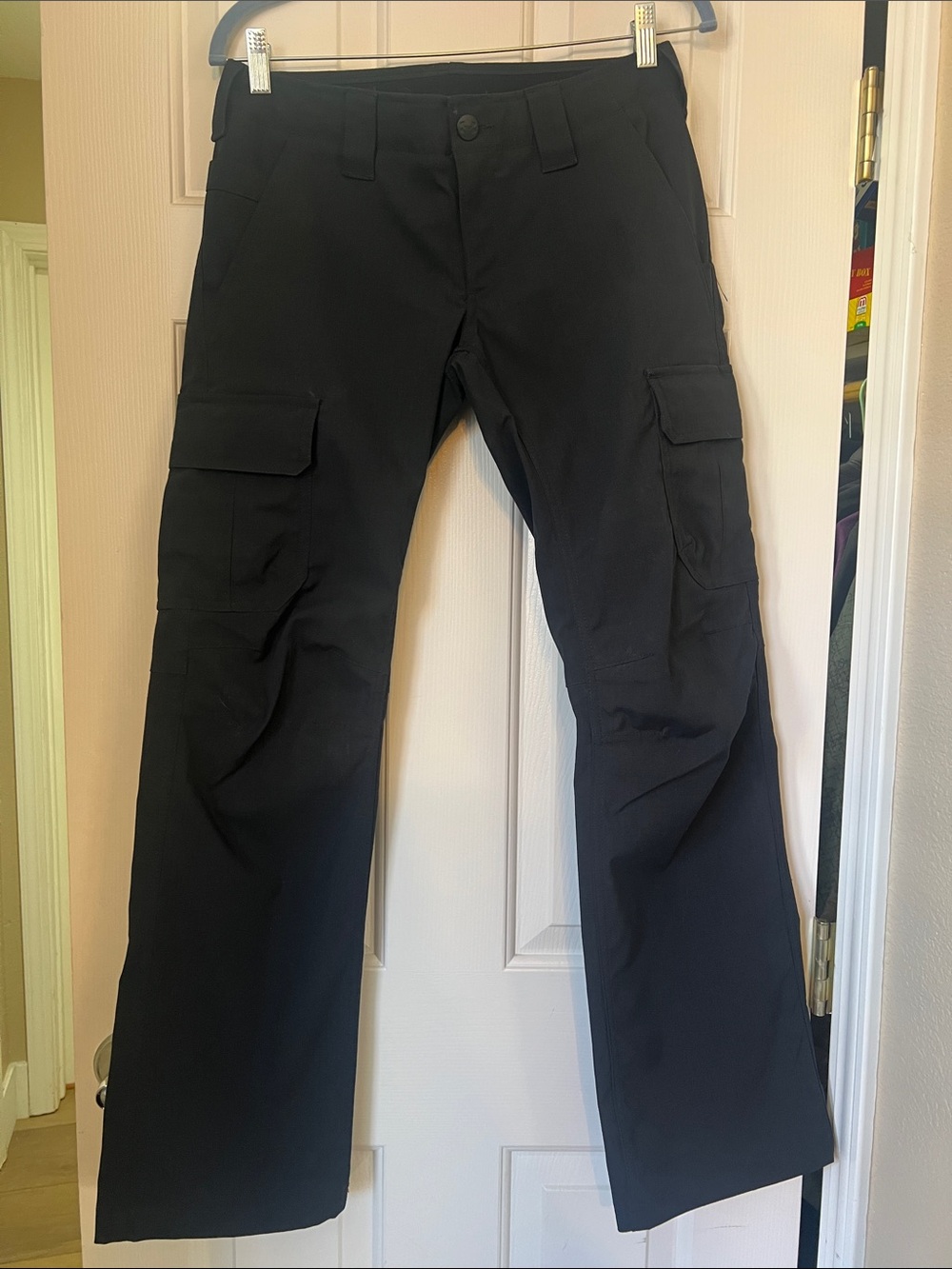 Under Armour Women's Black tactical Cargo Pants with Multi-Pocket Design